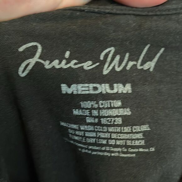 Juice Wrld Black Graphic Shirt - Picture 7 of 7